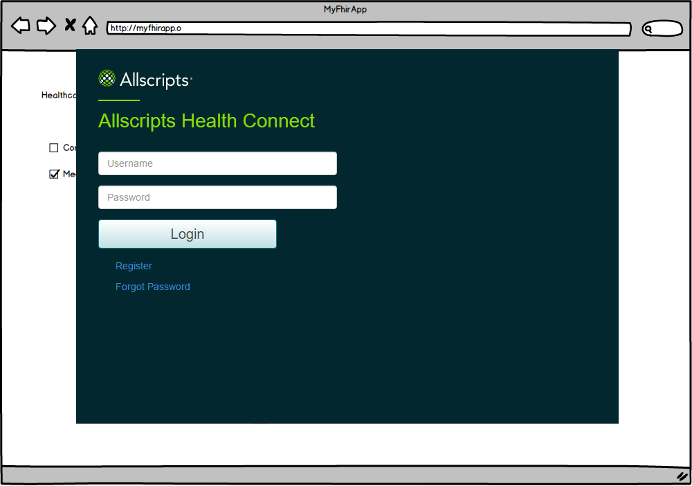 Smart on FHIR Patient Login with AHC